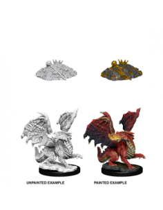 D&D MINIATURES RED DRAGON WYRMLING