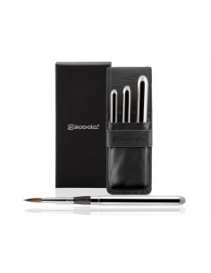 ESTUCHE PIEL 3 PINCELES DE VIAJE